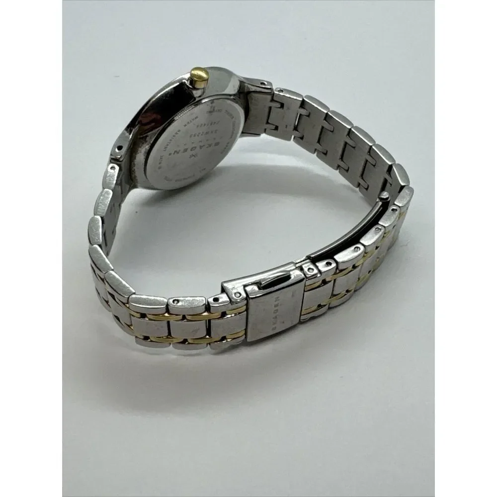 Skagen SKW2255 Women's Two-Tone Stainless Steel Analog Dial Quartz Watch JNA446